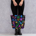 Neon Dimond's Tote Bag For EDM Rave Festival Outfit Clothing