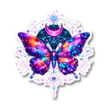 Cosmic Butterfly Sticker preview