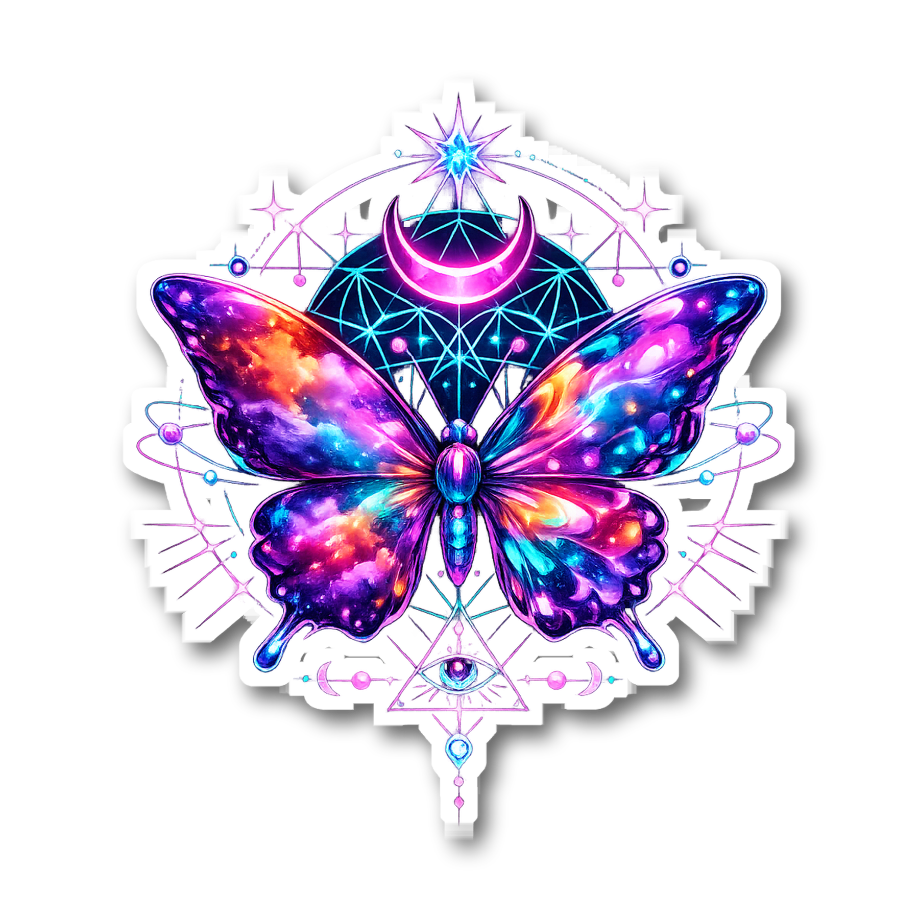 Cosmic Butterfly Sticker preview