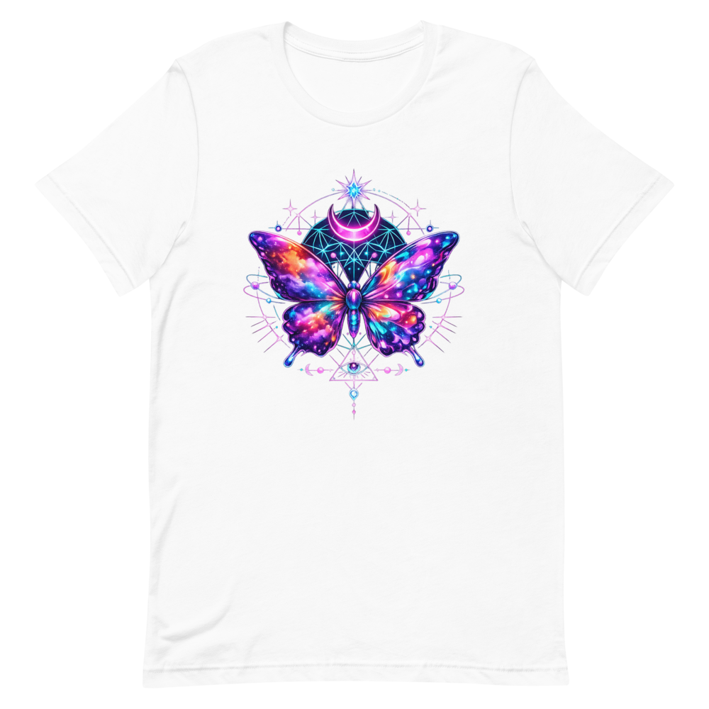 Cosmic Butterfly Tee - White preview