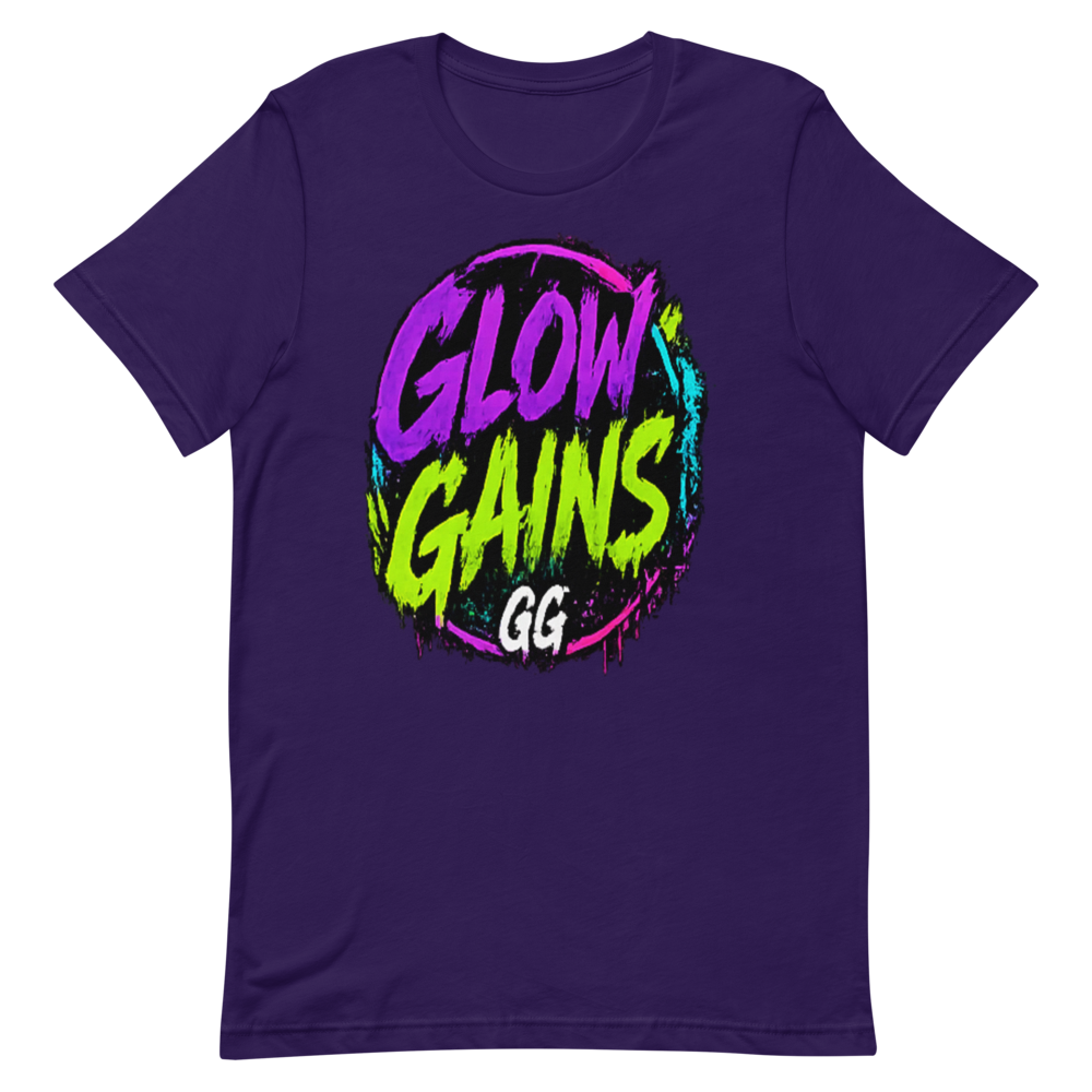 Glow Gains Circle Logo Tee - Purple preview