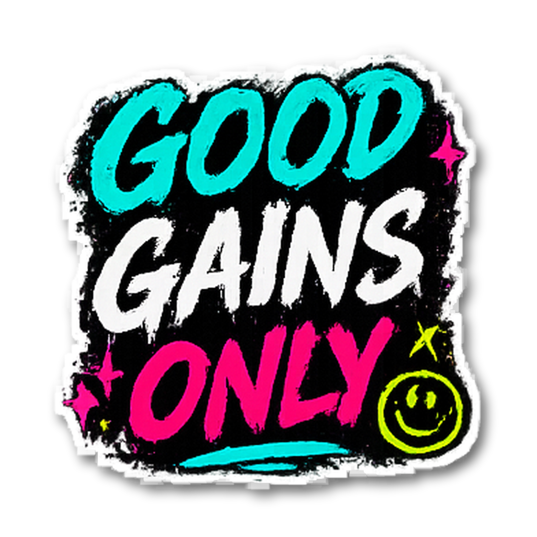 Good Gains Only Sticker preview