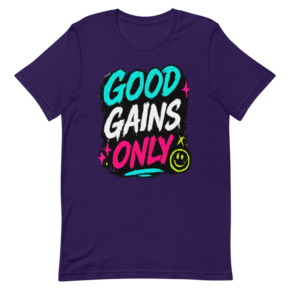 Good Gains Only Tee - Team Purple preview