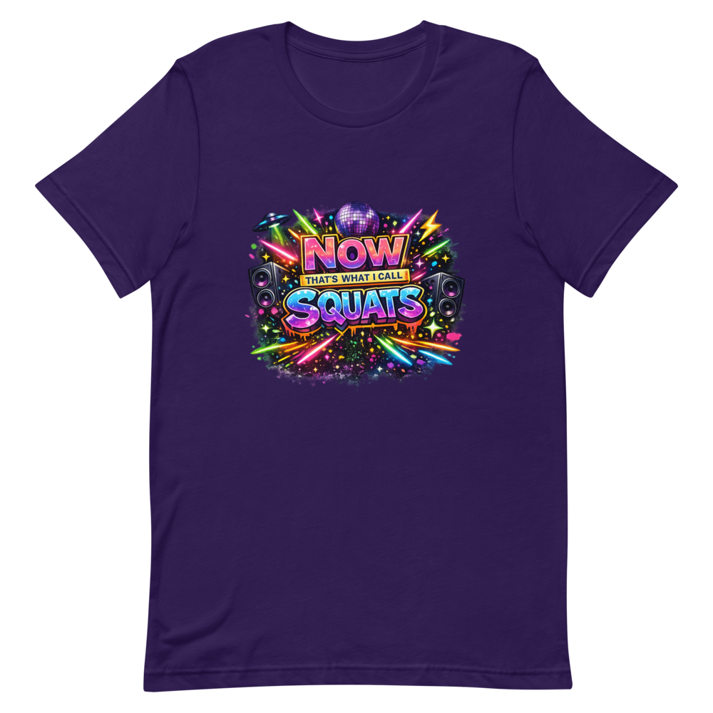 Now Thats What I Call Squats Tee - Purple preview