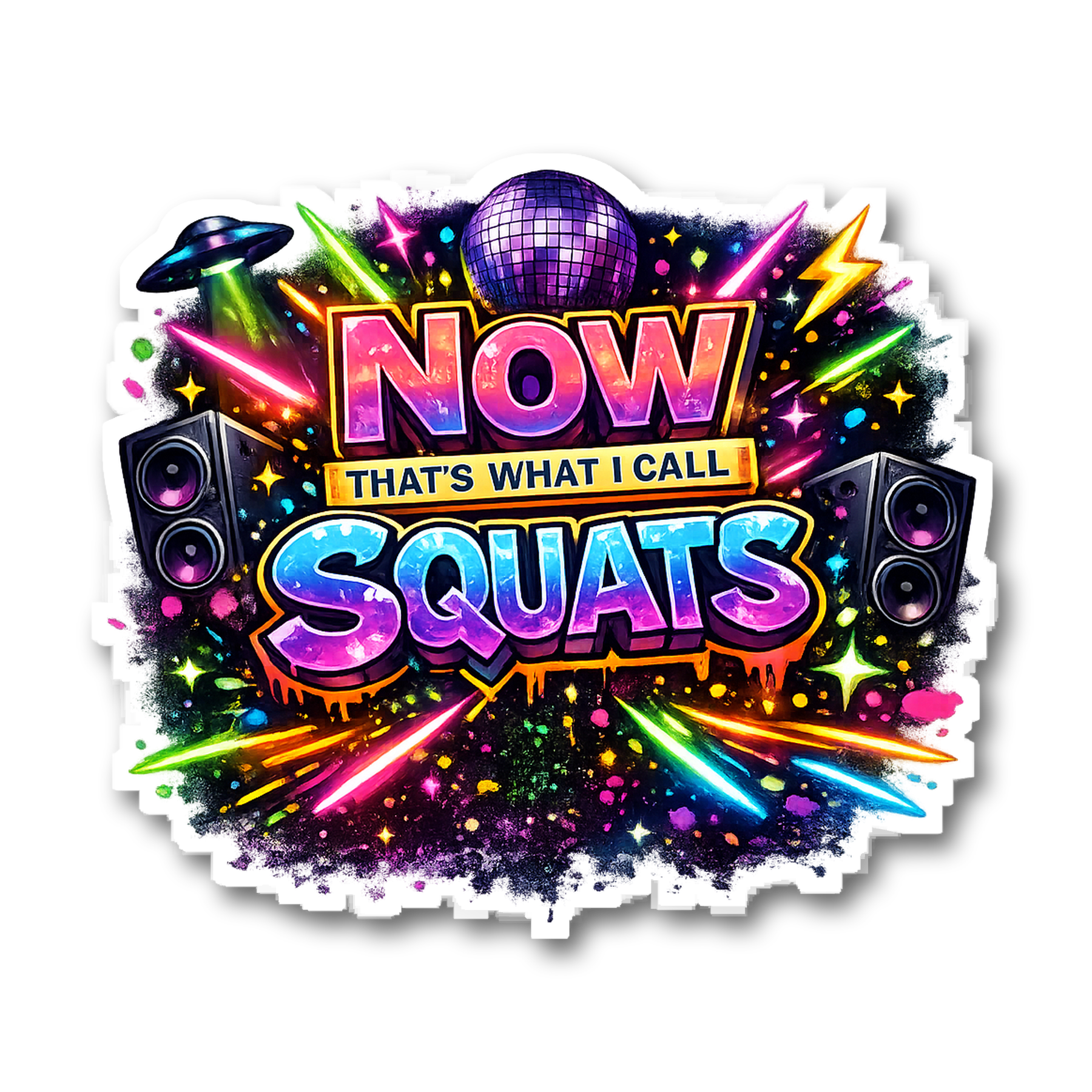 Now Thats What I Call Squats Sticker preview