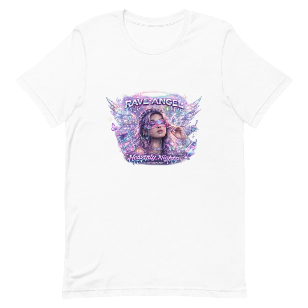 Rave Angel Tee - White preview