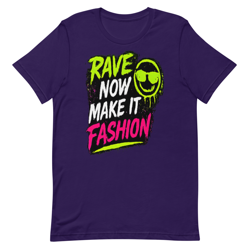 Rave Now Make It Fashion Tee - Team Purple preview