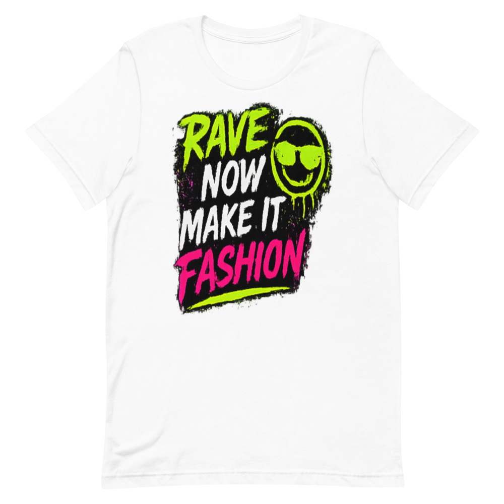 Rave Now Make It Fashion Tee - White preview